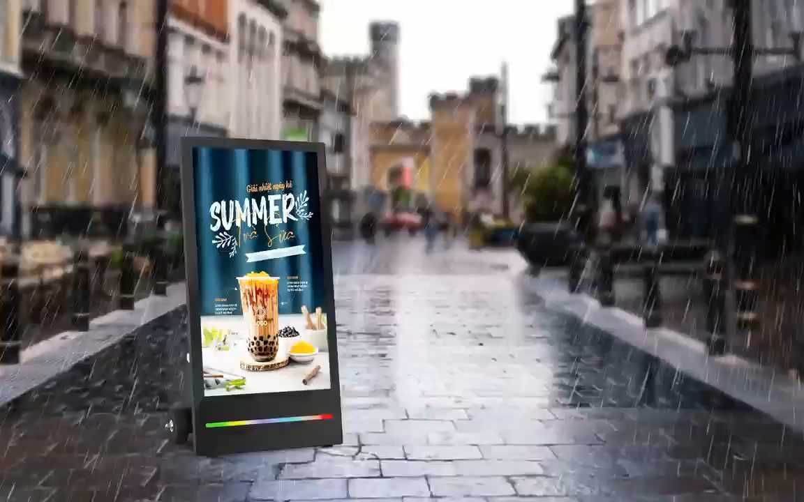 ''फोल्डेबल''मोबाइल विज्ञापन मशीन