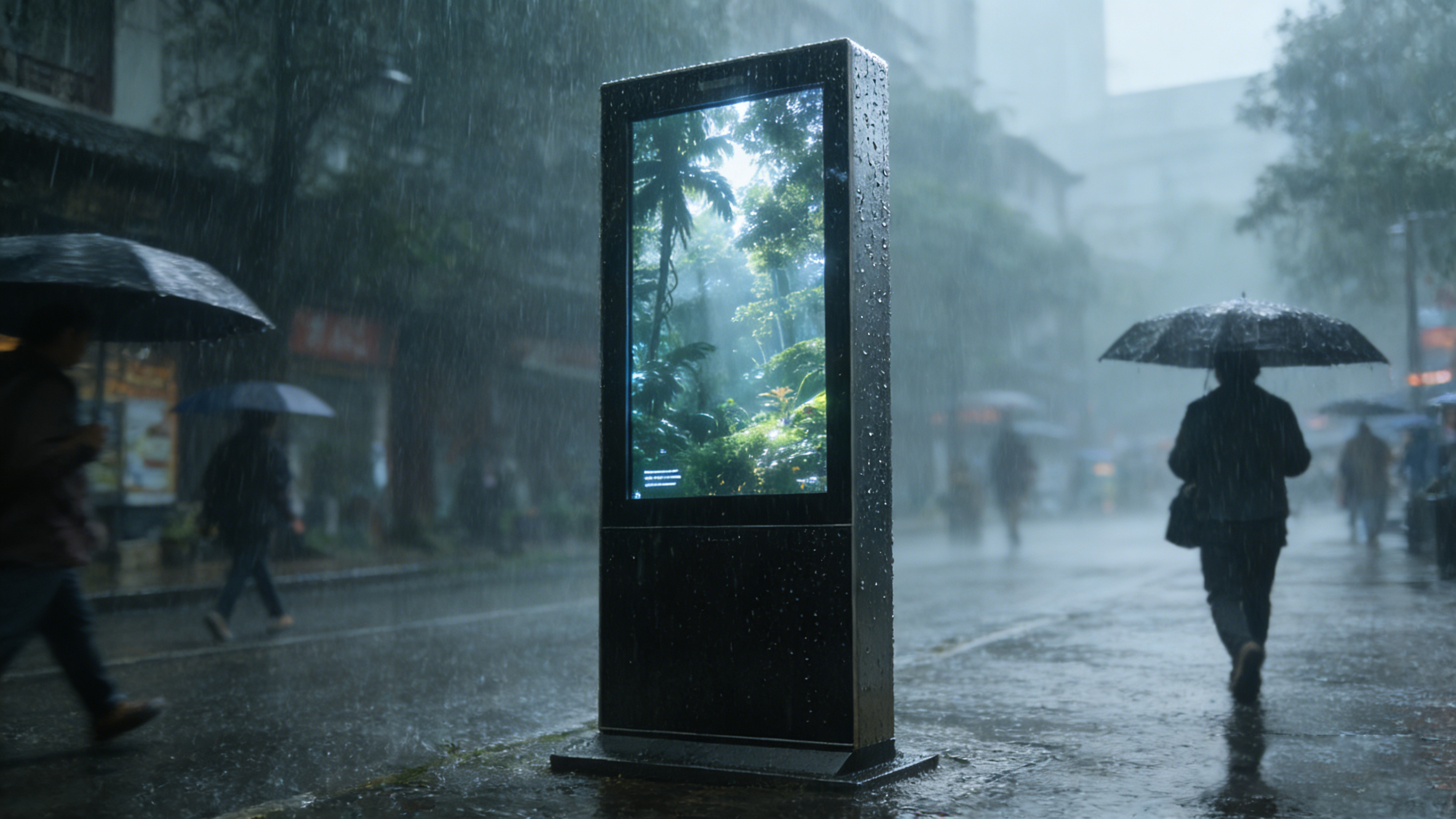 आउटडोर विज्ञापन डिस्प्ले के लिए वॉटरप्रूफिंग तकनीक की पूरी गाइड: आईपी रेटिंग से लेकर डिजाइन और रखरखाव तक डीप लॉजिक